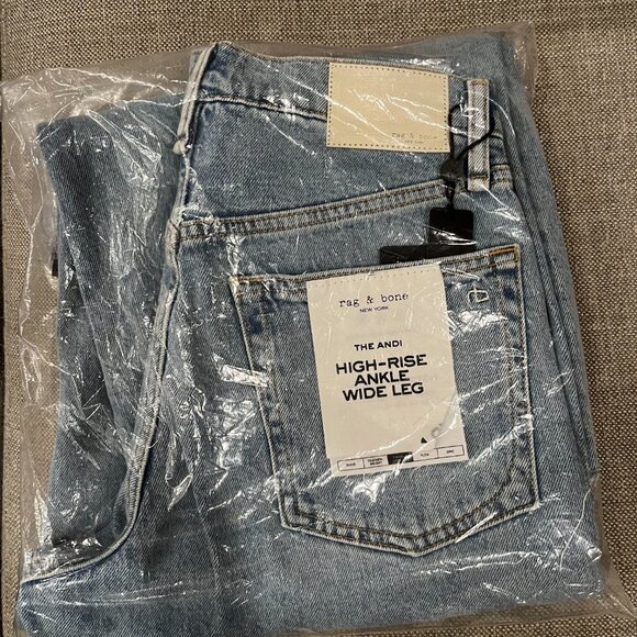 Rag & Bone Andi Ankle Wide-Leg Jean - Picture 3 of 3